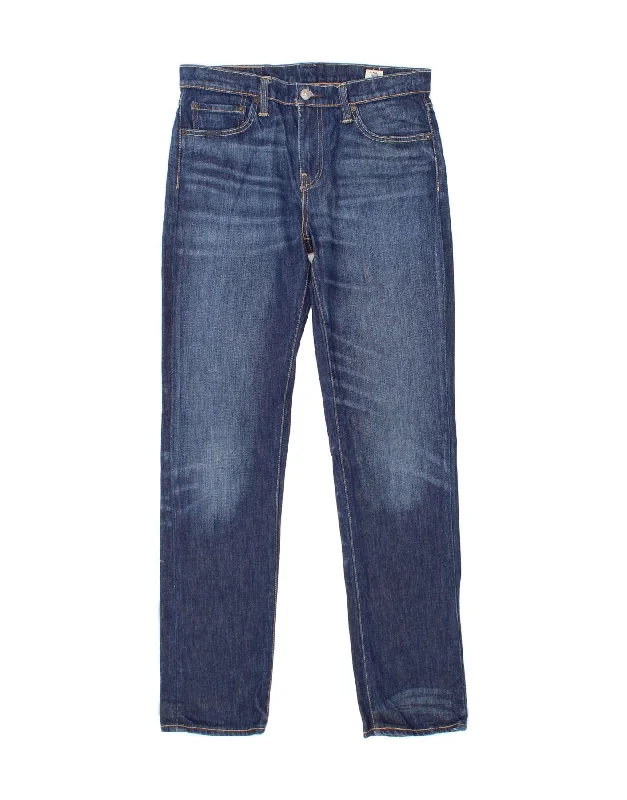 LEVI'S Mens 511 Slim Jeans W32 L34 Blue Cotton Comfortable Full-Length Denim Jeans