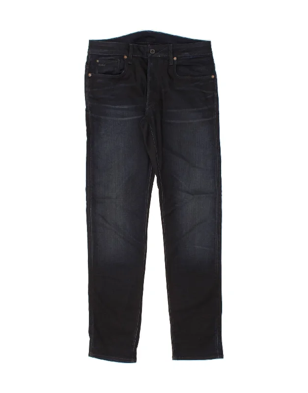 G-STAR Mens Skinny Jeans W34 L33 Navy Blue Lyocell Trendy Skinny Fit Jeans