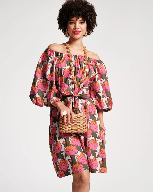 Bliss Mini Dress Fireflower Trendy A-Line Mini Dress
