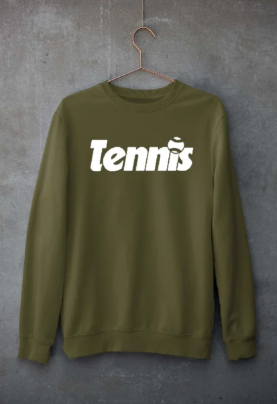 Tennis Unisex Sweatshirt for Men/Women Hoodie with Pocket Utility Practical