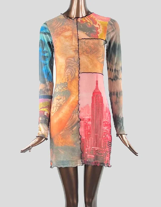 JADED LONDON stretch mini dress - X-Small Cozy Jersey Mini Dress