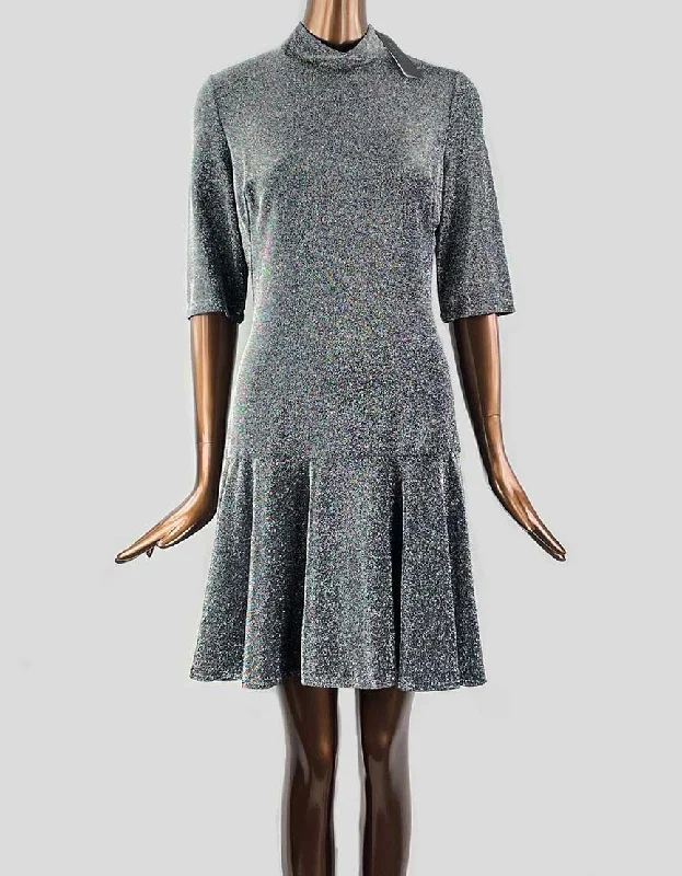 BLACK HALO Shimmer Cocktail Mini Dress w/ Tags - 12 US Comfortable Shift Mini Dress