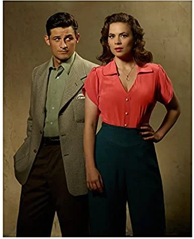 Agent carter blouse 50s top - Peggy Carter inspired Elegant Office Blouse