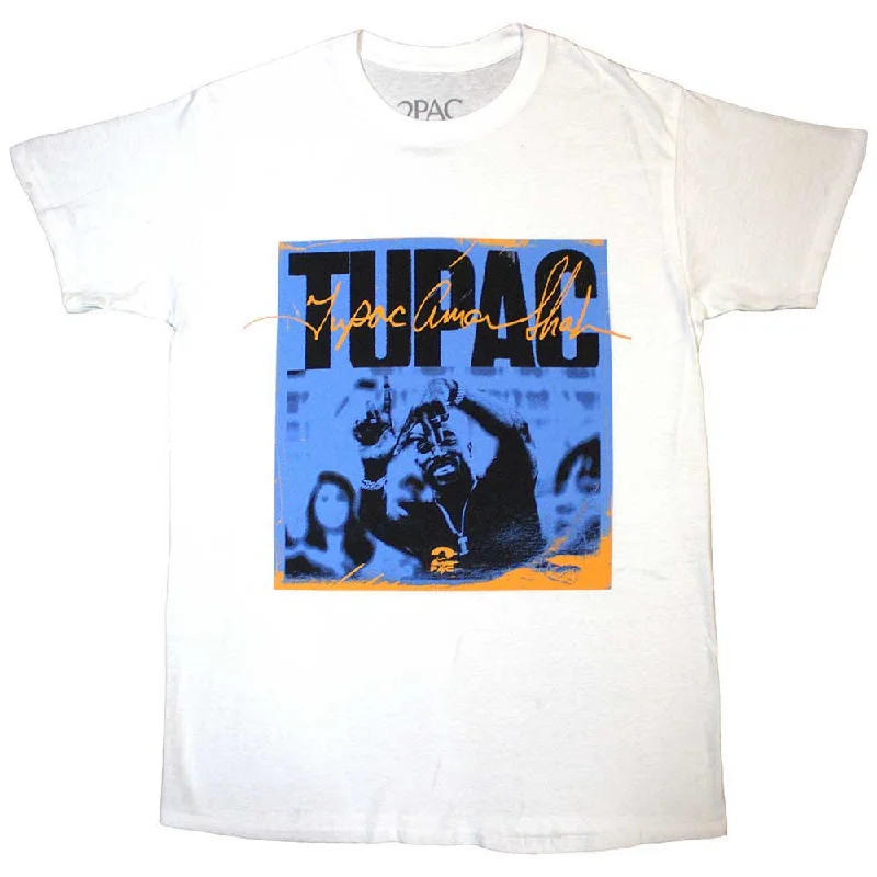 Tupac | Official Band T-Shirt | LA Sign Anti-Pilling Machine Wash Handmade