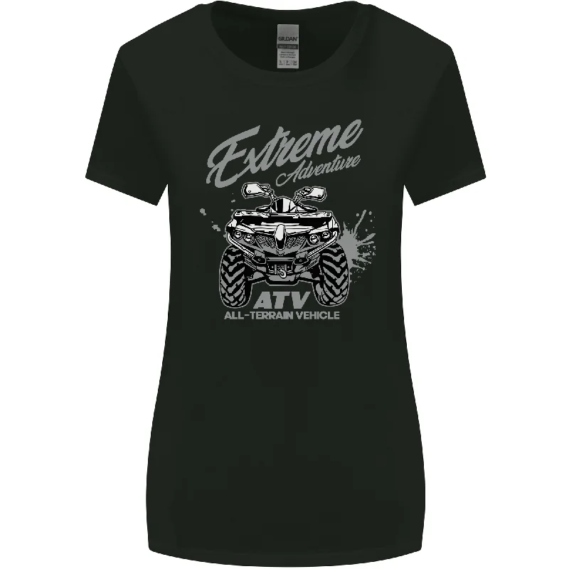 ATV All Terrain Vehicle 4X4 Quad Bike Womens Wider Cut T-Shirt Elasticated Padded Insulated