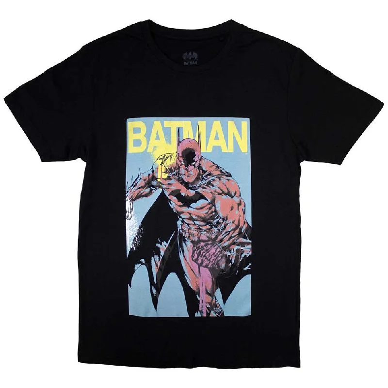 DC Comics | Official T-Shirt | Batman - Pop Colours Chenille Fabric Brocade Fabric Lace Fabric