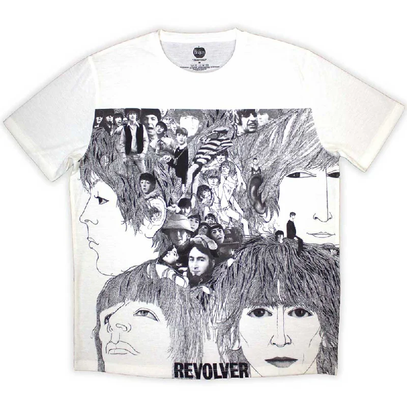 The Beatles | Official Band Sublimation T-Shirt | Revolver Terry Blend Velvet Blend Canvas Blend