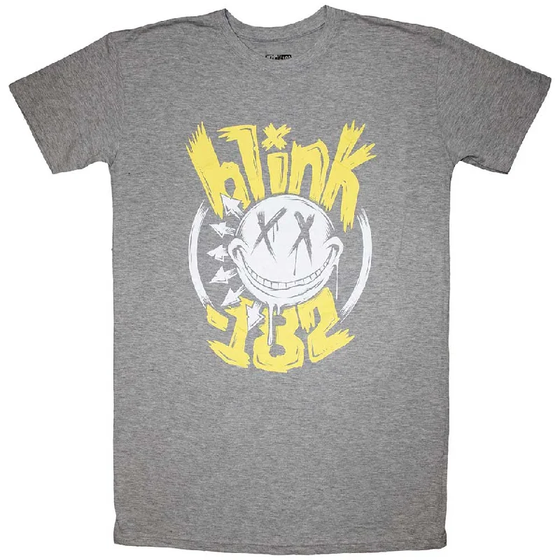 Blink-182 | Ladies Official Band T-Shirt Dress | Big Smile Asymmetrical Pockets Print