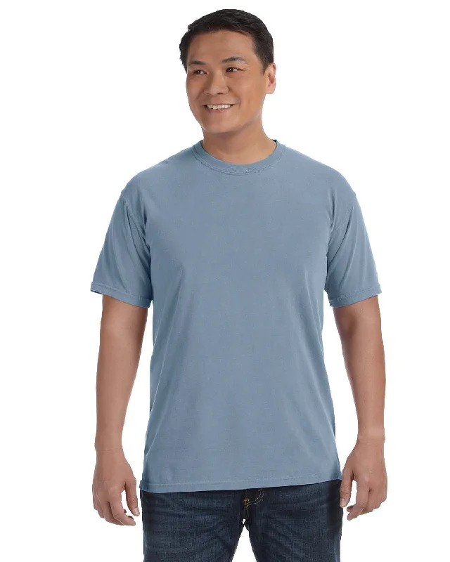 Comfort Colors Ringspun Garment-Dyed T-Shirt | Ice Blue Graphic T-Shirt Round Neck Polyester