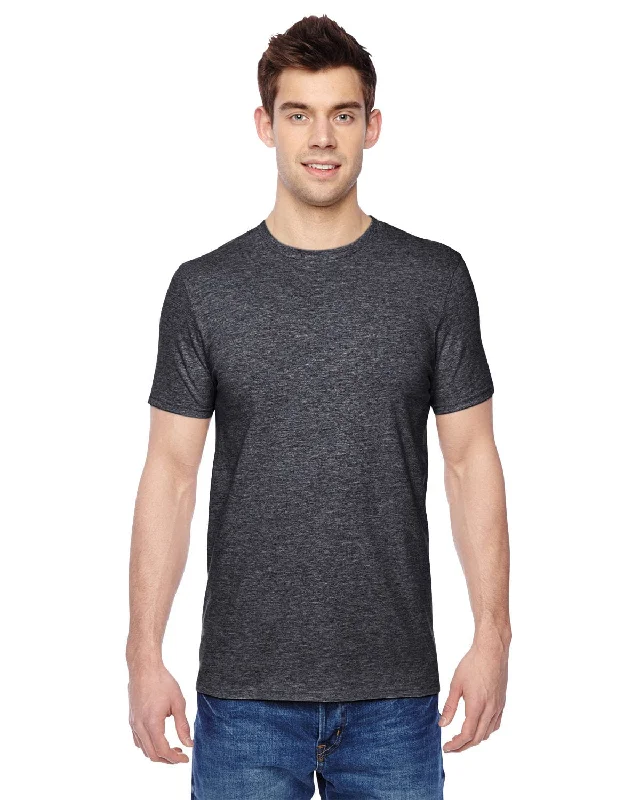 Fruit of the Loom 100% Sofspun Cotton T-Shirt | Charcoal Heather Fleece Nylon Spandex