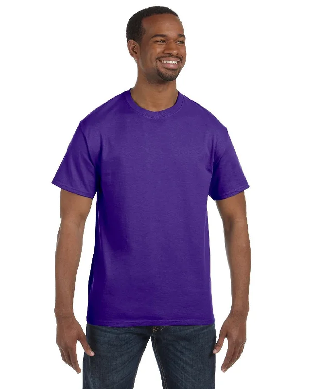 Hanes Authentic-T T-shirt | Purple Oversized T-Shirt Spandex breathable