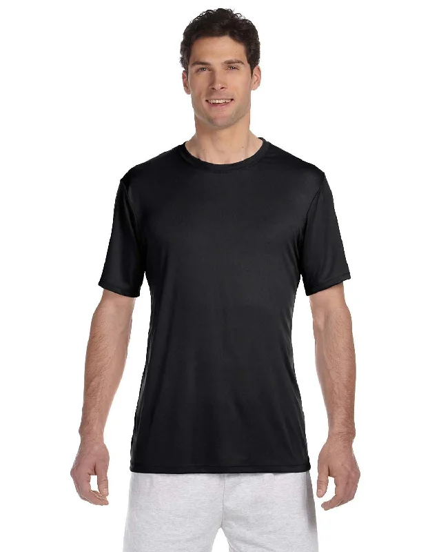 Hanes Cool Dri T-Shirt | Black Oversized T-Shirt Spandex breathable