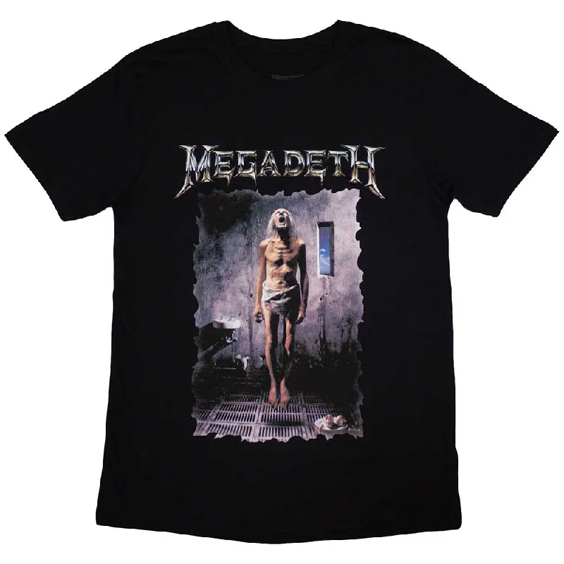 Megadeth | Official Band T-Shirt | Countdown (Back Print) Hooded Caped Shawl Collar