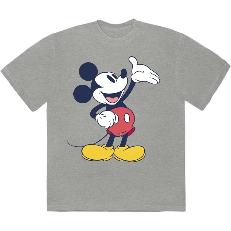 Disney | Official Band T-Shirt | Mickey Mouse Reveal Knit Fabric Woven Fabric Fleece Fabric