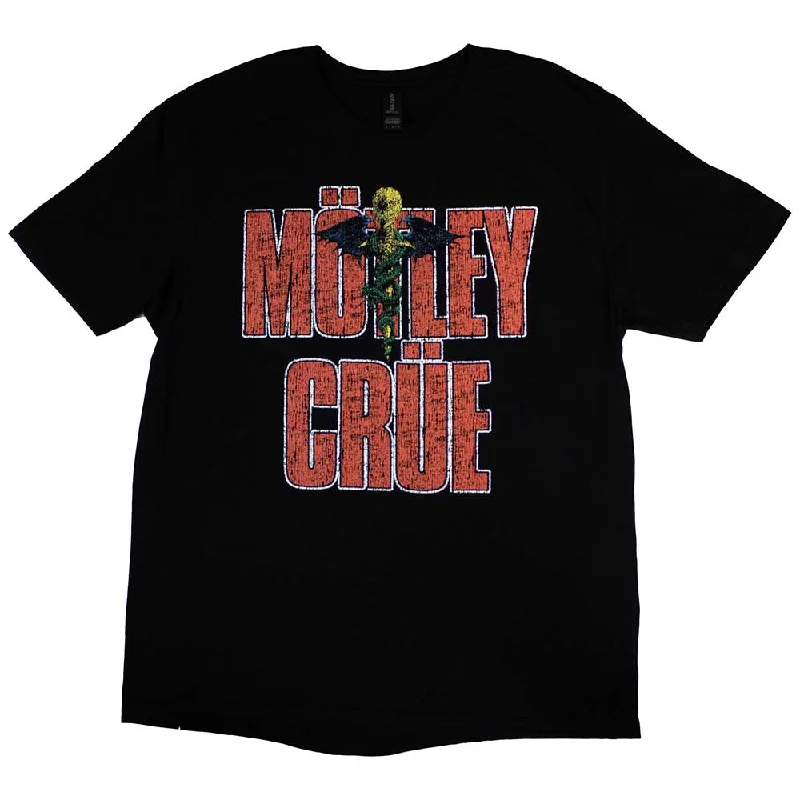 Motley Crue | Official Band T-Shirt | Dr Feelgood Since 1989 (Back Print) Casual Formal Business