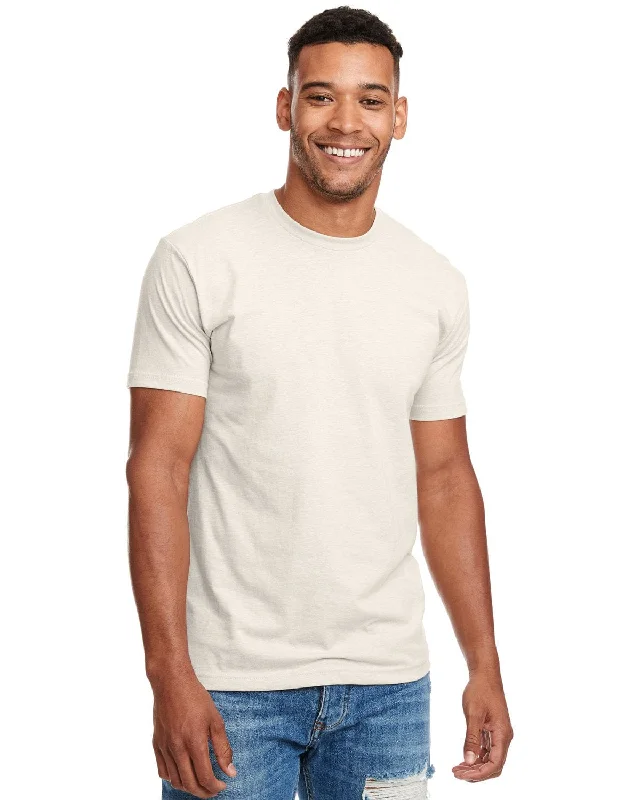 Next Level Mens CVC Crewneck Tee | Sand Satin Fabric Silk Fabric Chiffon Fabric