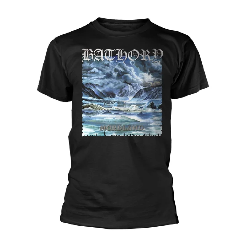 Bathory | Official Band T-shirt | Nordland (back print) Lace Blend Ribbed Blend Corduroy Blend