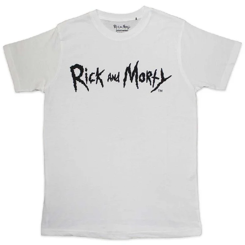 Rick & Morty | Official T-Shirt | Mono Logo Front Pockets Side Pockets Patch Pockets