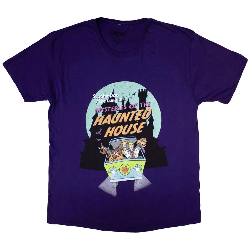 Scooby Doo | Official T-Shirt | Haunted House Wool Fabric Cashmere Fabric Tweed Fabric