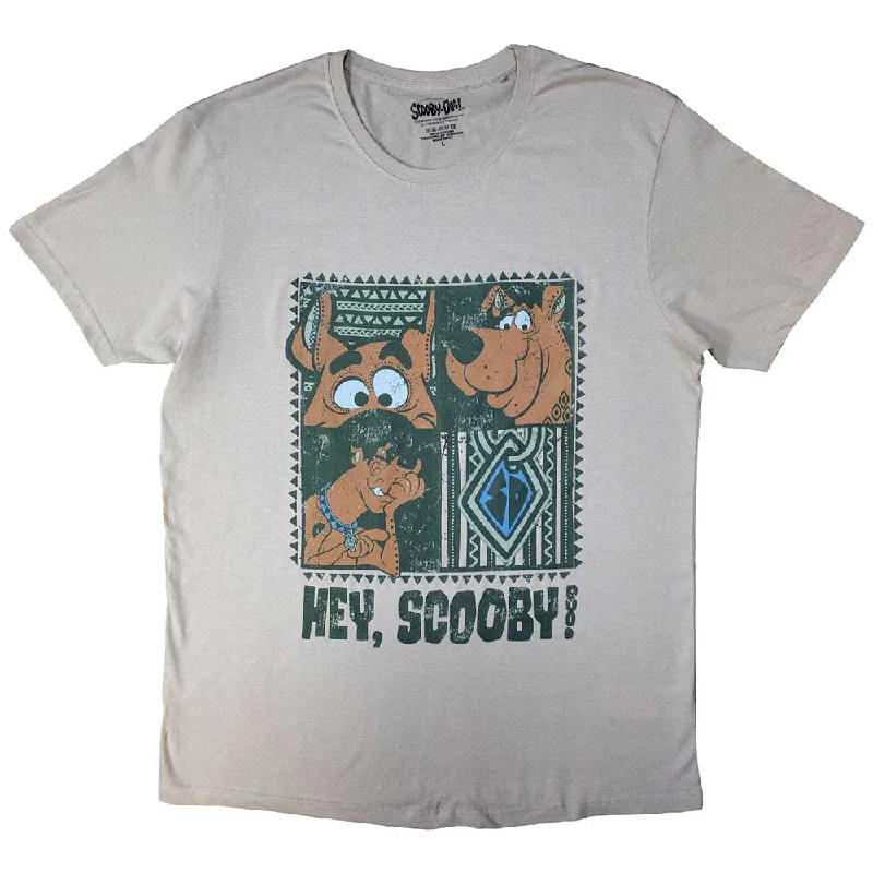 Scooby Doo | Official T-Shirt | Hey Scooby! Polka Dot Checkered Tartan