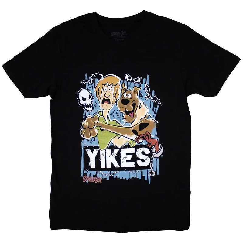 Scooby Doo | Official T-Shirt | Yikes! Collared T-Shirt Boat Neck A-Line