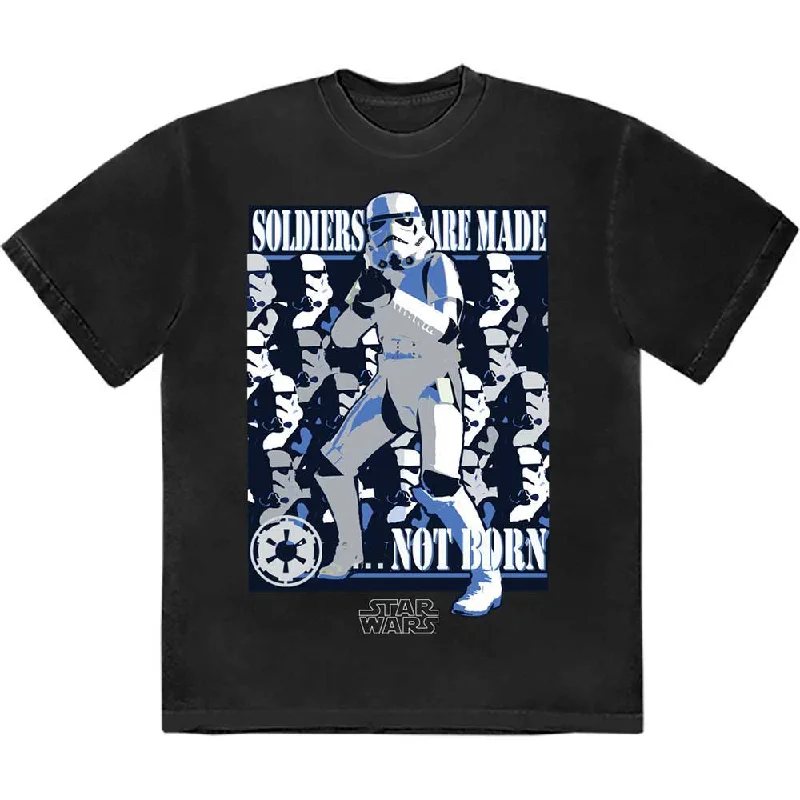 Star Wars | Official Band T-Shirt | Soldiers Are Made Oversized T-Shirt Spandex breathable