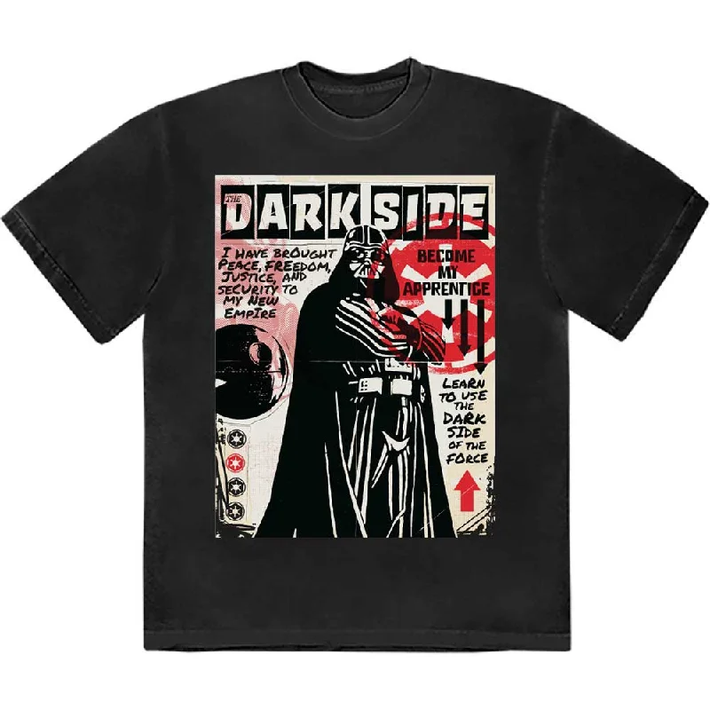 Star Wars | Official Band T-Shirt | Learn The Darkside Cotton Fabric Linen Fabric Terry Fabric