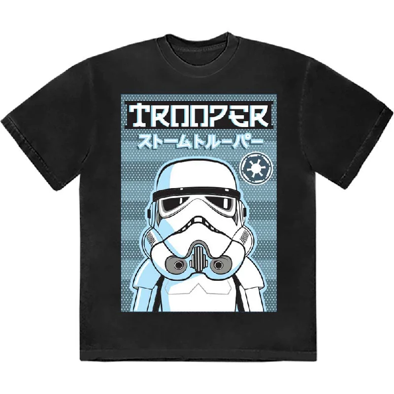 Star Wars | Official Band T-Shirt | Trooper Japanese Mesh Blend Leather Blend Suede Blend