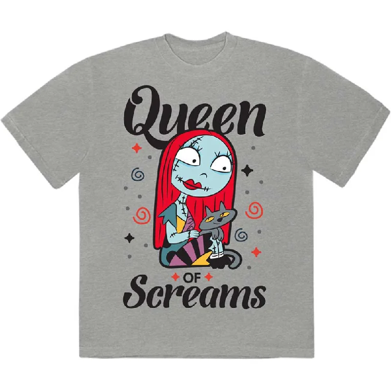 Disney | Official Band T-Shirt | The Nightmare Before Christmas Queen Of Screams Knit Fabric Woven Fabric Fleece Fabric