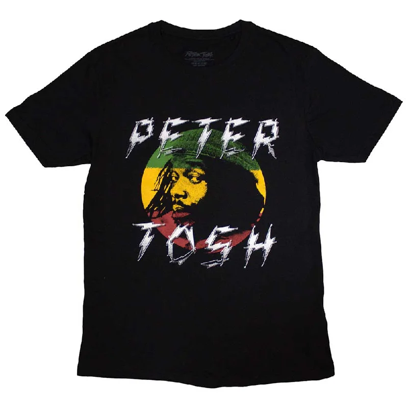 Peter Tosh | Official Band T-Shirt | Lightning Logo Fashionable Trendy Casual