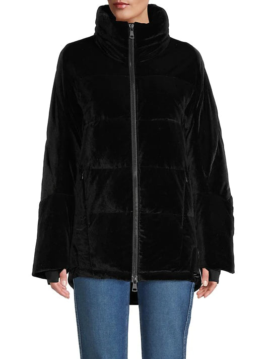 Badgley Mischka Zip Up Jacket - Black Jersey Jacket Tulle Jacket Batik Jacket