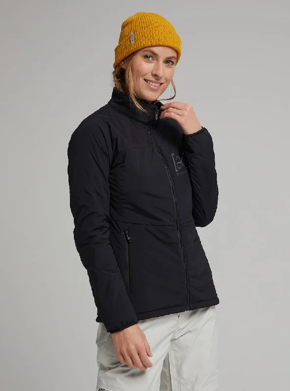 Burton [AK] Helium Insulated Jacket Womens Black V-Neck Jacket Boat Neck Jacket Square Neck Jacket