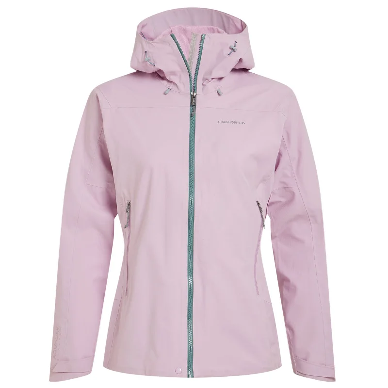 Craghoppers Dynamic Pro II Waterproof Jacket - Womens - Orchid Trench Coat Raincoat Waterproof Jacket