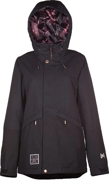 L1 Lalena Womens Jacket Black Anorak Shell Jacket Lightweight Jacket