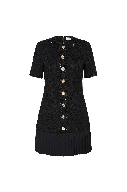 Margo Short Sleeve Mini Dress Trendy Crossover Mini Dress