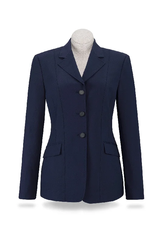 NAVY - R.J Classics Ladies Nora Show Jacket Zip Front Button Front Snap Front