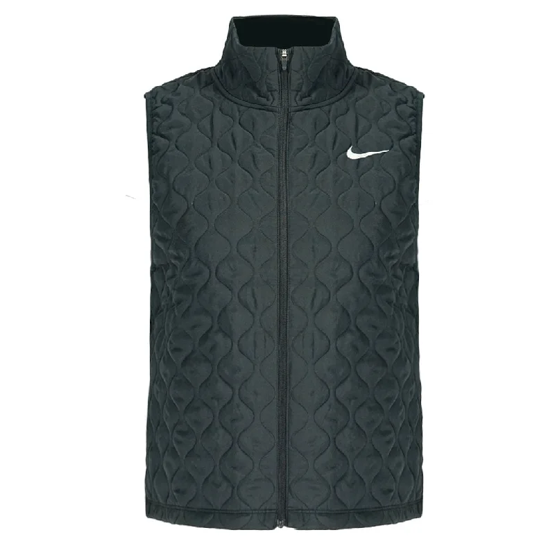 Nike Body Warmer Black Jacket One-Shoulder Jacket Off-the-Shoulder Jacket Asymmetrical Jacket