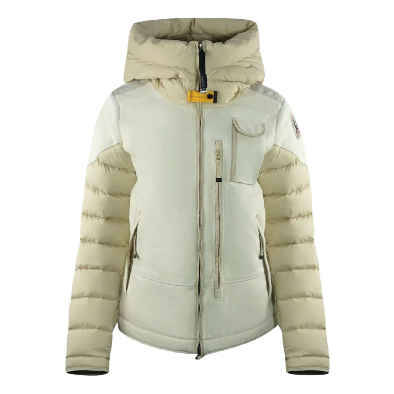 Parajumpers Shanika Purity Cream Down Jacket Fitted Jacket Loose Jacket Oversized Jacket