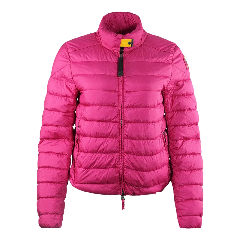 Parajumpers Sybil Fuchsia Pink Down Jacket Belted Jacket Elasticated Jacket Padded Jacket