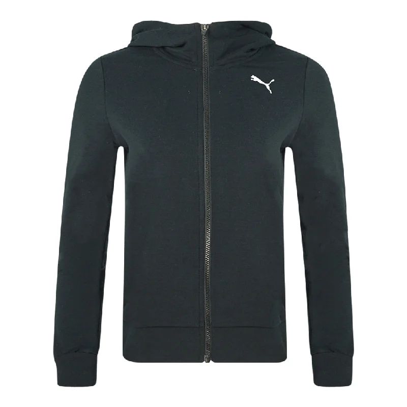 Puma Modern Sport FZ Training Black Jacket Print Jacket Jacquard Jacket Embroidered Jacket