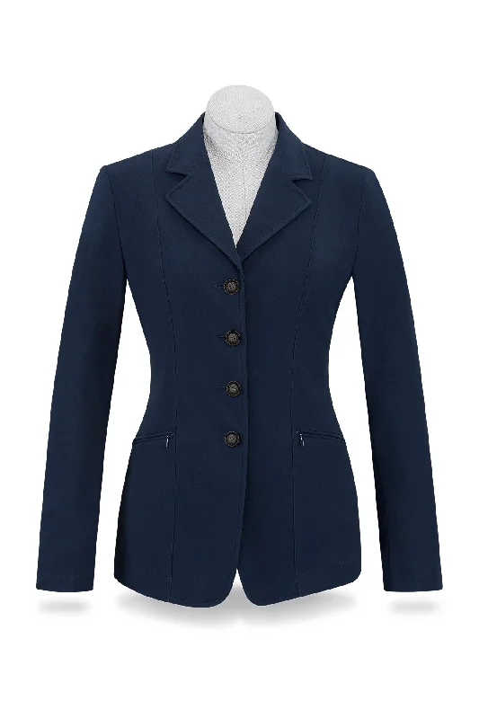 NAVY - RJC Ladies Victory Show Jacket Lace Jacket Ribbed Jacket Sequined Jacket