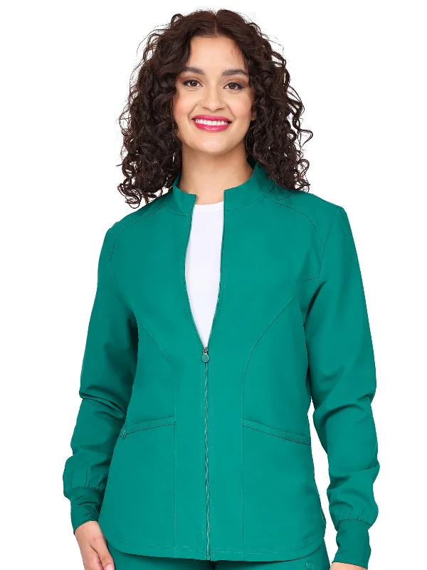 Studio - Women's Comfort Warm Up Jacket [1] Oversized Jacket Tailored Jacket Straight Jacket