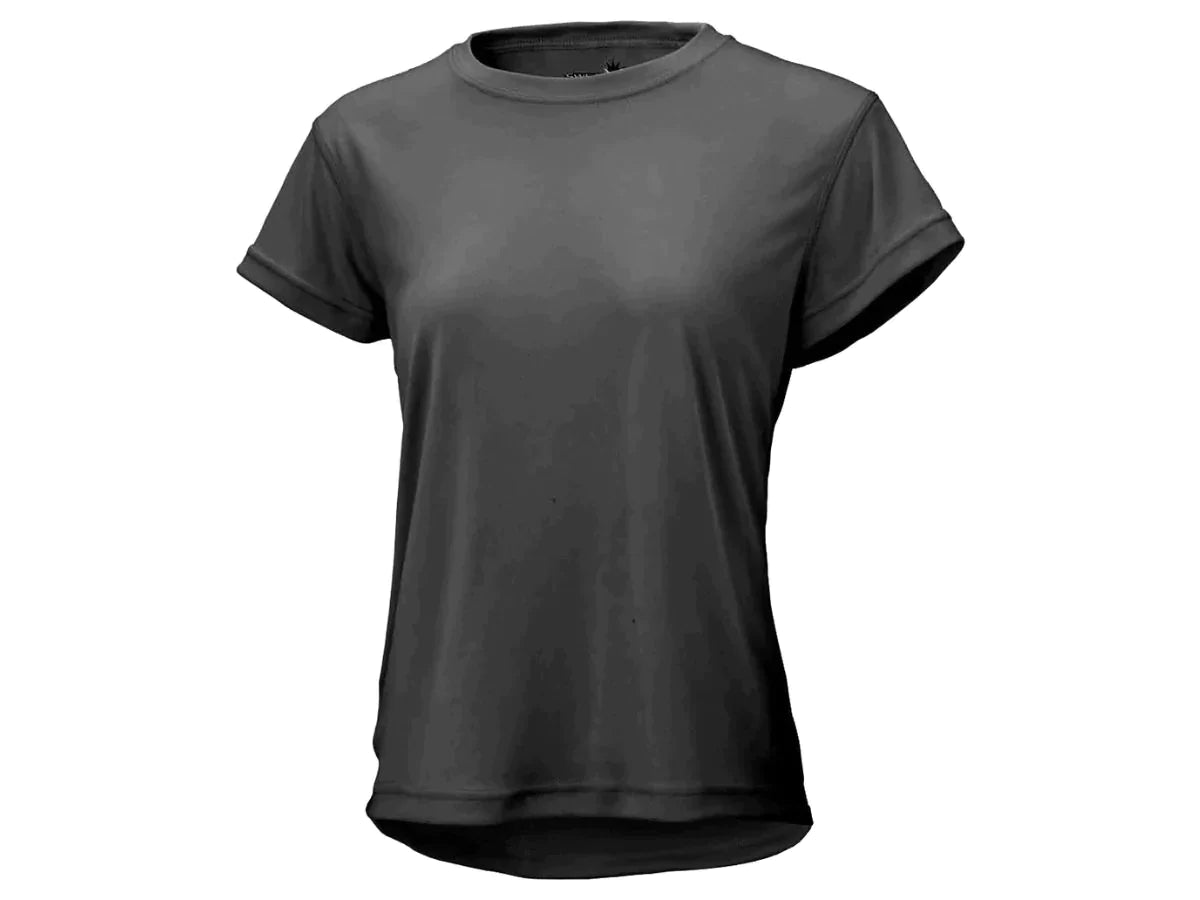 Women's Short Sleeve Race Shirt Mesh Blend Leather Blend Suede Blend