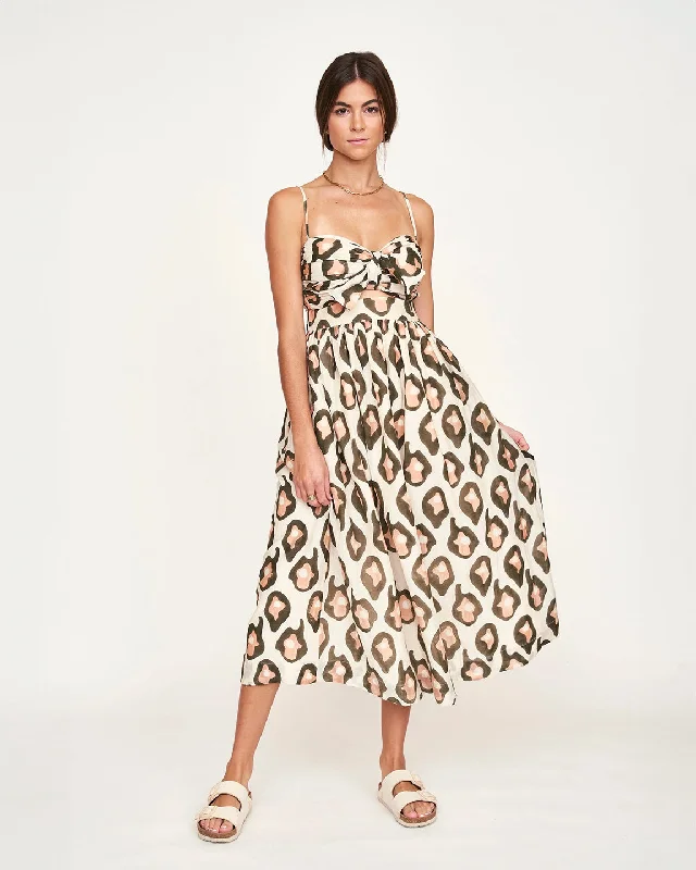 Mirth Providence Dress in Oyster Print