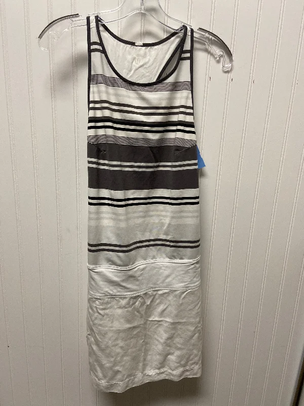 Athletic Dress By Lululemon In White, Size: M