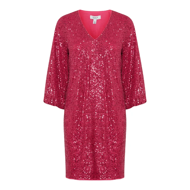 B Young Solia Dress Vivacious Pink