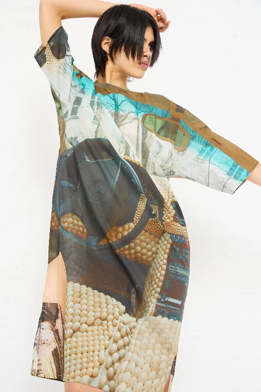 No. 77 Sauna Rider Holiday Dress in Print