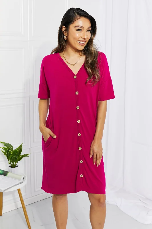Dress in Magenta