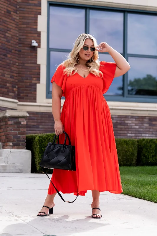 Brielle Dress in Poppy