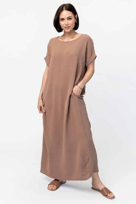 Carter Dress in Mocha - FINAL SALE